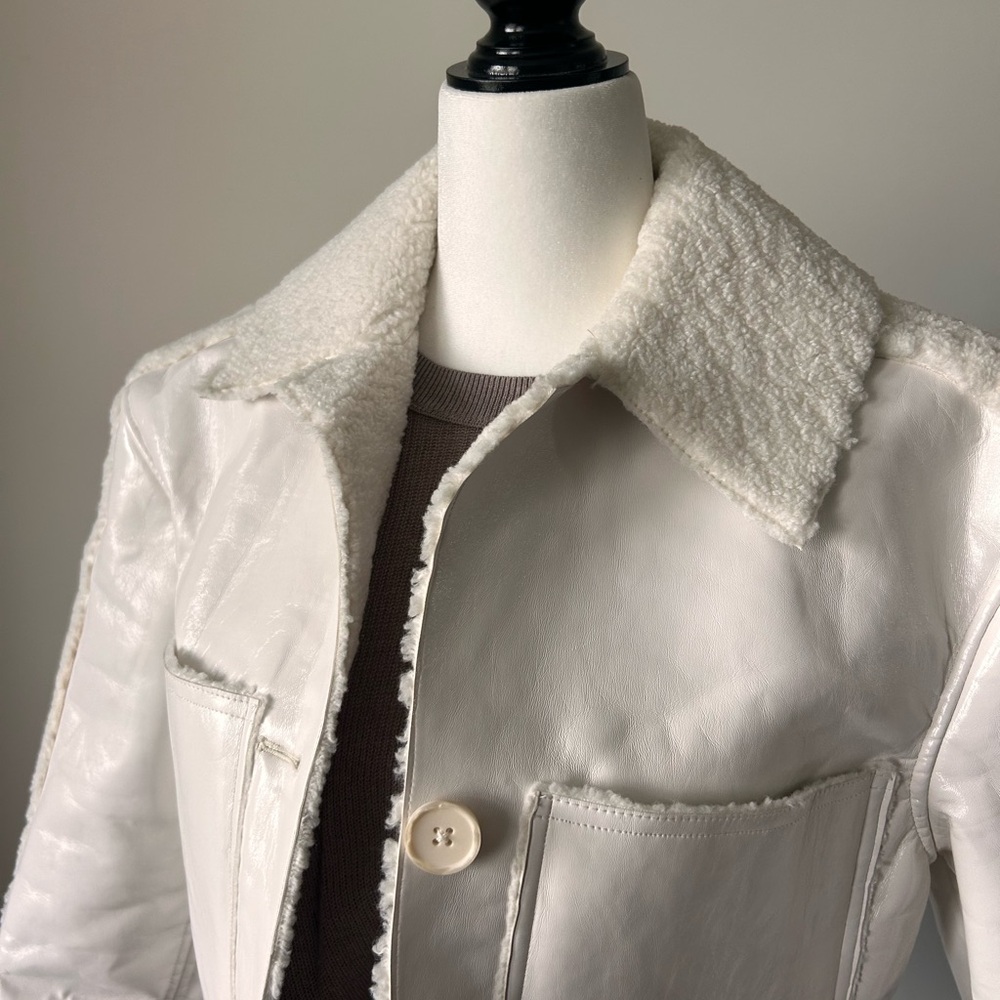 Mistress Rocks Cream Cropped Jacket - Picture 2 of 6